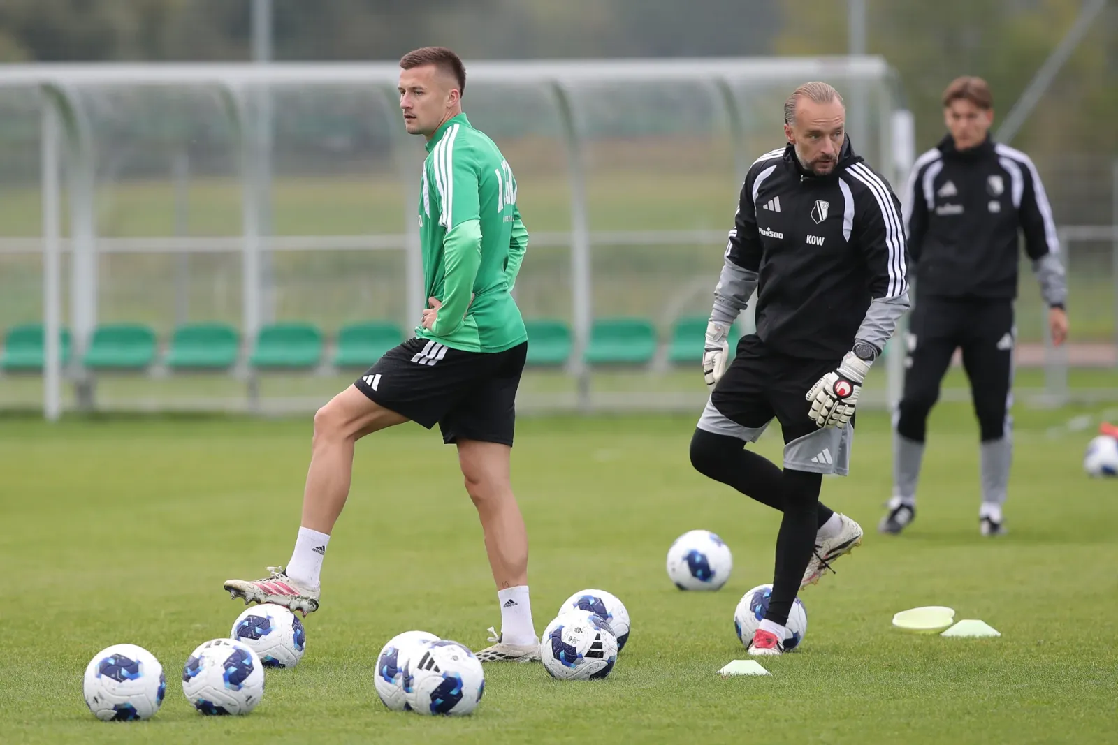 Trening Legii w LTC Kibice Legiony