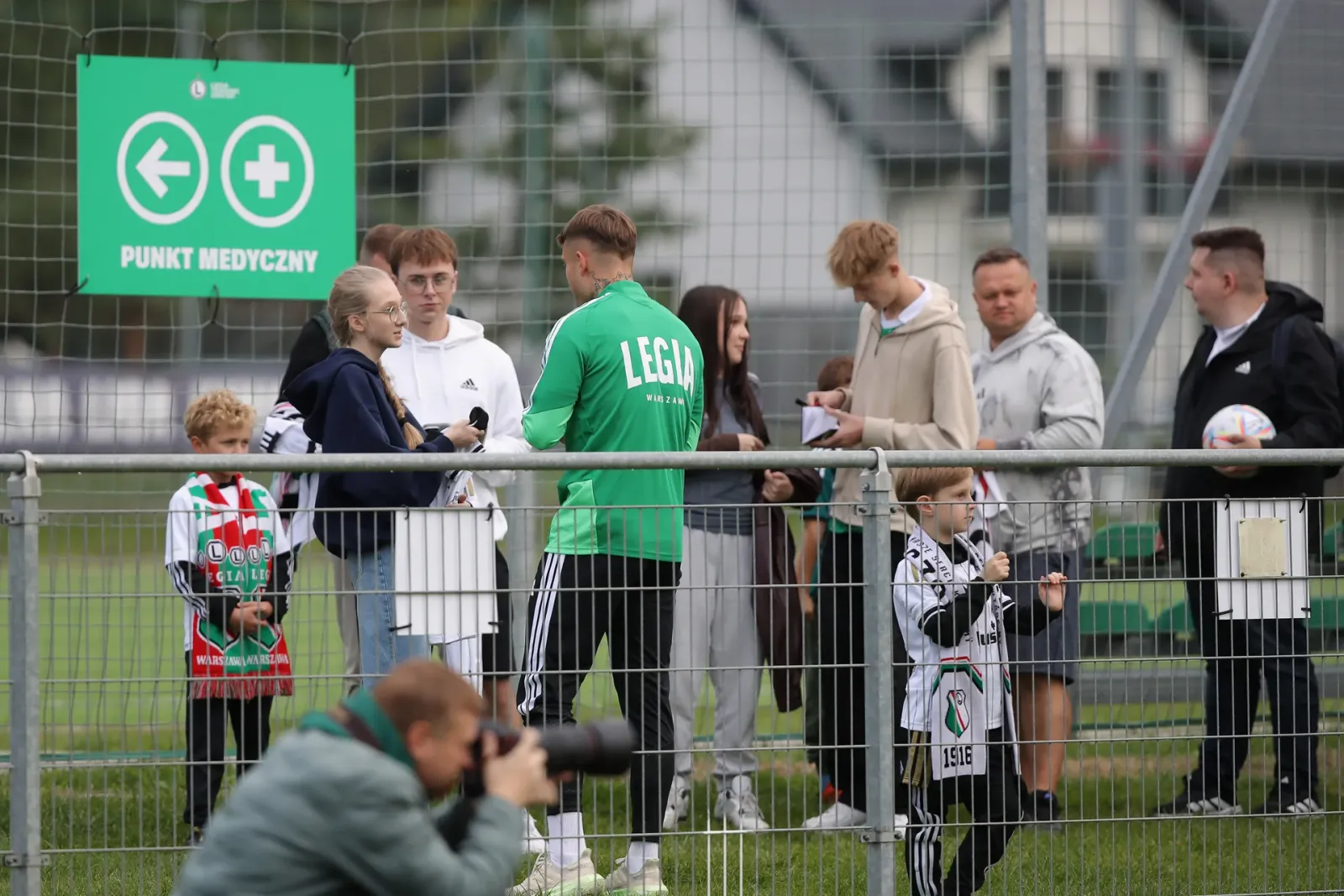 Trening Legii w LTC Kibice Legiony
