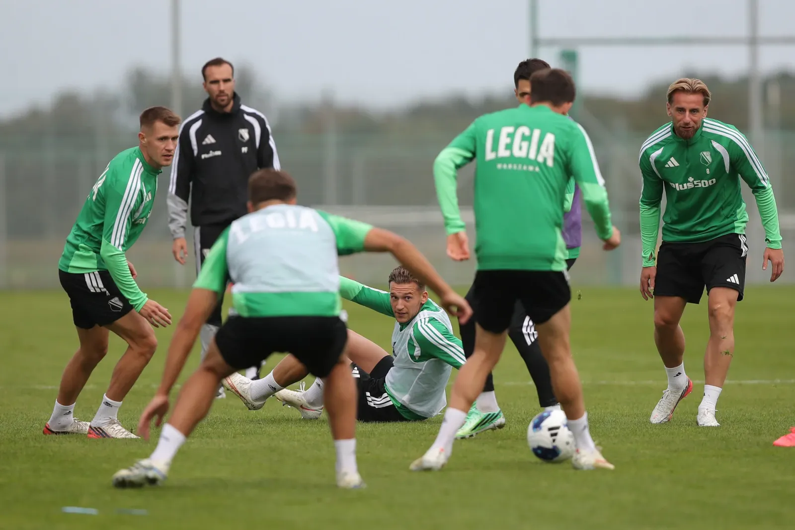 Trening Legii w LTC Kibice Legiony