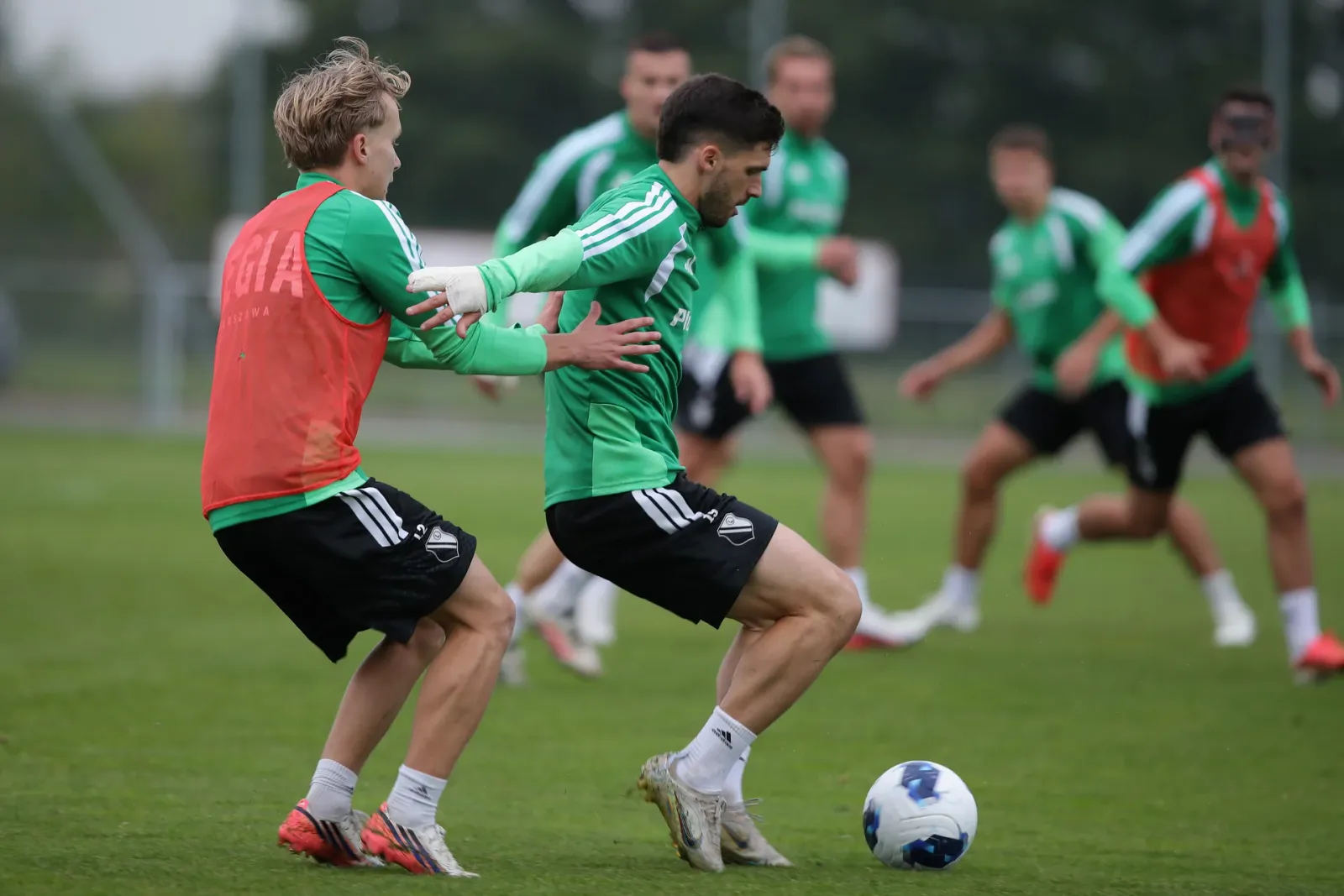 Trening Legii w LTC Kibice Legiony