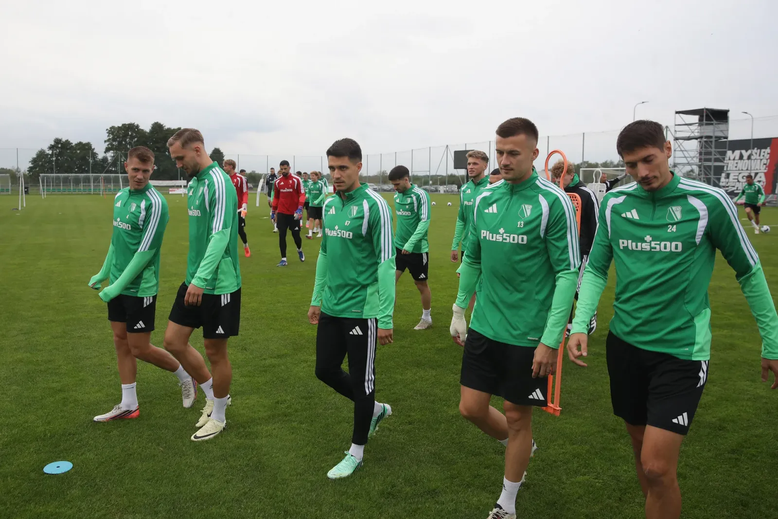 Trening Legii w LTC Kibice Legiony
